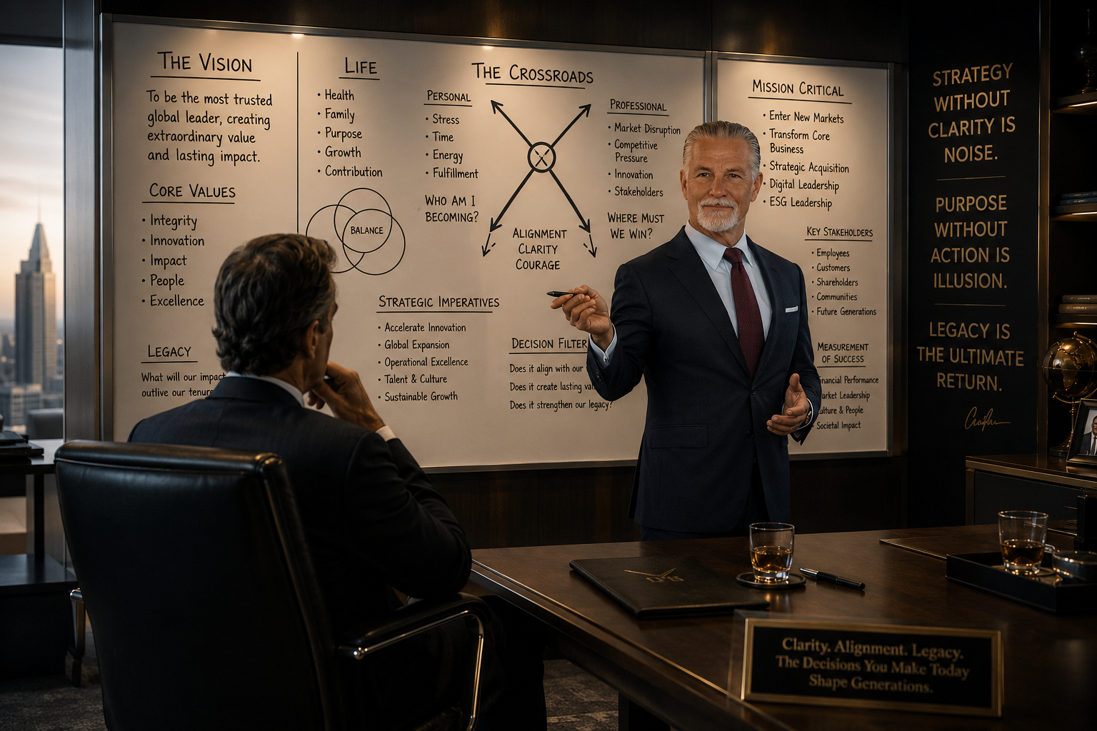 Mind Dump executive advisory session in progress